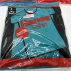 Lot  3  Vintage 1989 Hanes 100  Cotton Crew Neck Single Stitch T-shirts Medium