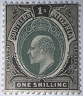 Travelstamps  1907 Southern Nigeria Sg  28a - 1s - Mint   Og  Lightly Hinged