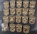 National Park Junior Ranger Badge And Custom Name Badge Wood - Sold Individually