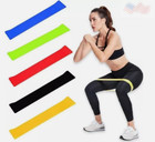 5 resistance Band Loop Set Strength Fitness Leg Exercise Yoga Workout Pull Up     