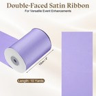 Double Faced Satin Ribbon  4 Inch X 10 Yard  Purple - Satin Ribbon