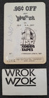 Judas Priest Accept 5 9 1981 Ticket Stub Radio Pass Metro Centre Rockford Rare