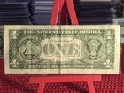 2017a  1 One Dollar Bill Fancy Note Triple Six s Of A Kind Serial  44266650