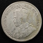 Canada 25 Cents 1936  Coin  Silver  Inv h351