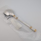 Wallace Golden Aegean Weave Sterling Silver Sugar Spoon - 6 5 8  - New
