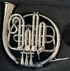 Opus Usa By Ktone Double French Horn Detachable Bell Silver W case Euc