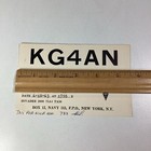 Guantanamo Bay Qsl Radio Card 1963 Sid