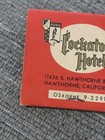 Vintage The Cockatoo Inn Hotel Hawthorne Ca California Matches Matchbook