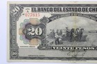 Mexico 20 Pesos Banco Del Estado De Chihuahua   1913     0438