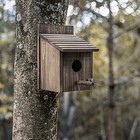 Weatherproof Wooden Bird House Pole Hanging Birdhouse Finch Bluebird Cardinal