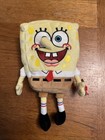 Ty Spongebob Squarepants Bb 2004 Plush Viacom W tag  8 Inches   Tablecloth 2002