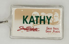 South Dakota License Plate Acrylic Rectangular Souvenir Keychain Kathy By Swibco