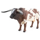 Longhorn Bull Figure - Farm Animal - Toy - Hand Painted - Papo 51156