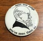 Original 1969 Chicago 7 Conspiracy Judge Trial Button By Jules Feiffer Rare Pin