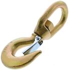 2 Ton G70 5 8  Swivel Eye Sling Hook Spring Safety Latch Lift Crane Chain Hoist