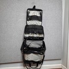 Large Black Hanging Toiletry Bag Travel Organizer Carry On Grooming Dopp Kit