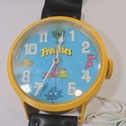 Vtg Freakies Cereal Toy Large Yellow Wrist Watch Wall Clock Working