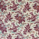 Antique Linen Fabric 1870 Linen Cotton Blend French Wheat Floral Large Scale Pa