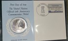 1970 25th Anniversary Of The United Nations Official Commemorative Silver Medal