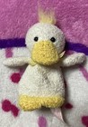 Rare Russ Berrie Mini Luv Bunch Duck duckling Chamois Beanie From The 1990s