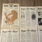 Wwii Us Navy Dope Sheet Newspaper Nas Norfolk Va Lot Of 12 Pin Up