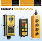 2 In 1 Crane Remote  12v Wireless Crane Remote Wire Dump Trailer Remote Control