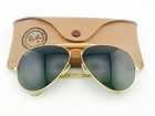 Vintage Ray Ban Bausch   Lomb Outdoorsman Gold Sunglasses Made In Usa Large 62