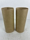 2 Empty Toilet Paper Rolls Clean Cardboard Tubes   These Once Held Charmin
