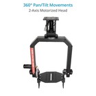 Proaim 2-axis Gold Motorized Pan Tilt Head For Camera Jib Crane   7 5kg Payload