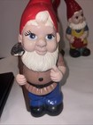  Three  Vintage Ceramic Garden Gnomes