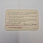 1946 American Red Cross  beginner In Swimming  Certification Card Ralph Anderson