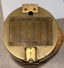 Stanley London Brass Prismatic Survey Compass W  Sine Table Bubble Level