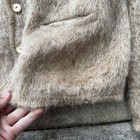 Vintage 60   s Jantzen Beige Cardigan Rare 65  Mohair Kurt Cobain Grunge M
