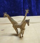 Brass 3 Bodied headed  6 Legged Giraffe Figurine By Arthur Court Design   6 5  T