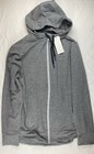2 Men   s All In Motion Soft Gym Fleece Hoodie Shirt Size S Navy Blue  Grey