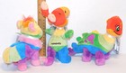 New Neopets  set Of 3 Rainbow Blumaroo   Chomby   Wocky Plush 2008