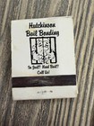 Hutchinson Bail Bonding Vintage Jail Bars Art Standard Size Matchbook