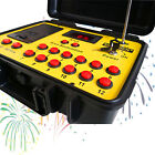 Ship From Usa 120cues Fireworks Firing System 500m  Abs Waterproof Case Remote