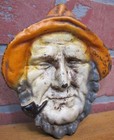 Fisherman Tray Ocean City Maryland Old Cast Iron Souvenir Nautical Sailor Pipe