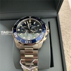 Tag Aquaracer Quartz Chronograph 43 Mens Watch Blue Cay111b ba0927 In Box