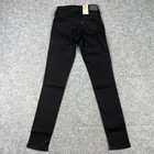 Levi s 711 Skinny Jeans Womens 25x30 Black Mid Rise Hypersoft Stretch Denim New