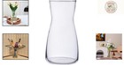 Versatile 8-inch Clear Glass Vase - Ideal For Weddings And Housewarming Gifts