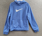 Nike Therma Multi  Pullover Training Hoodie Big Kid L Game Royal Kangaroo Pocket