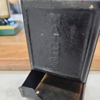 Vintage Wall Mount Matchbox Cover In Antique Metal Tin Match Box Holder 