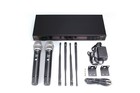 Gtd Audio 2x100 Ch Uhf Diversity Wireless Hand Held Microphone Mic System F-36