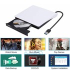 Slim External Cd dvd Drive Usb 3 0 Player Burner Reader For Laptop Pc Mac Hp