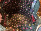 Nwt  Vera Bradley Falling Flowers Medium Zip Cosmetic Bag