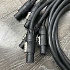 Lot Of 5 Neutrik Powercon True1 5 Ft Extension Jumper Cable 20a 250 Used