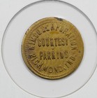Wimco Corporation Richmond Indiana Courtesy Parking Token