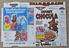 Vintage General Mills Count Chocula Cereal Box 1984 Mint Prod Flat Gem Rare Gem